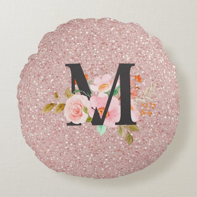 Letter M Round Cushion (Front)