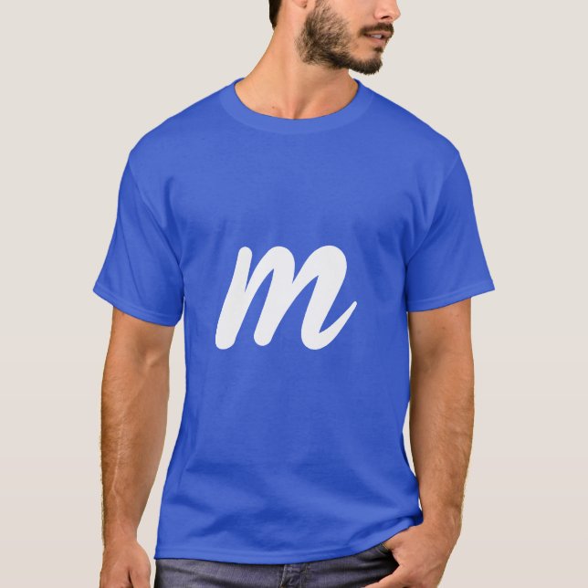 letter m T-shirt (Front)