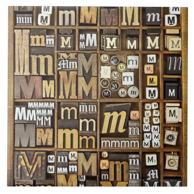 Letter M Tile (Front)