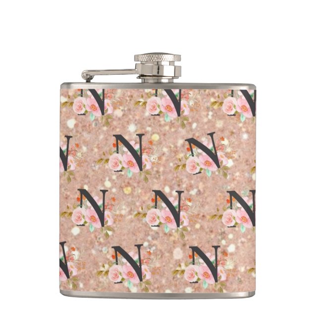 Letter N Hip Flask (Front)