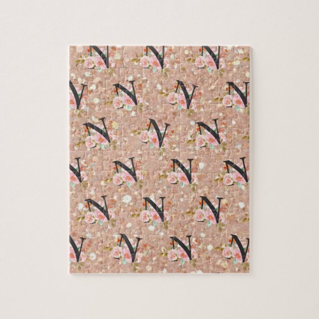 Letter N Jigsaw Puzzle (Vertical)
