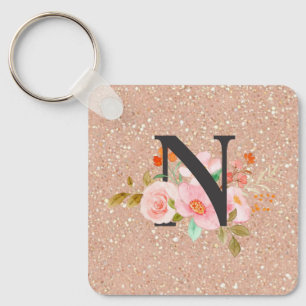 Letter N Key Ring