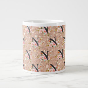 Letter N Large Coffee Mug