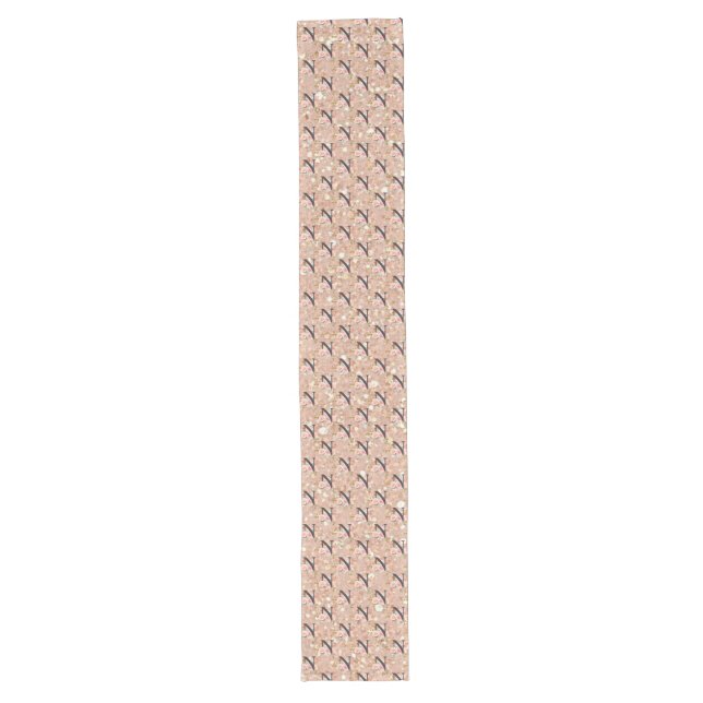 Letter N Long Table Runner (Front)