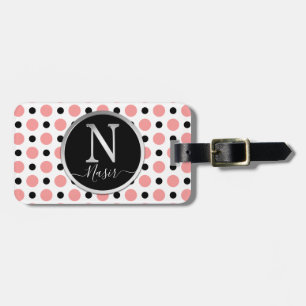 Letter N Luggage Tag