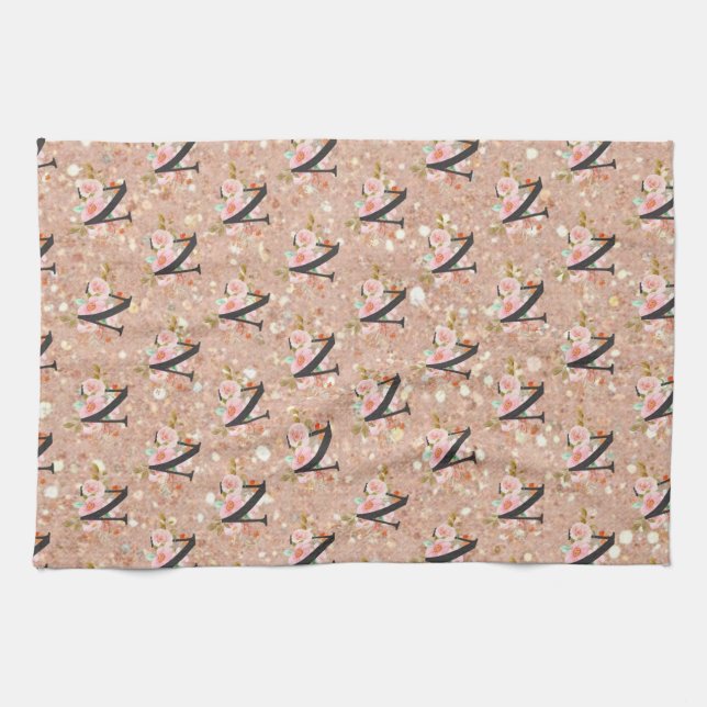 Letter N Tea Towel (Horizontal)