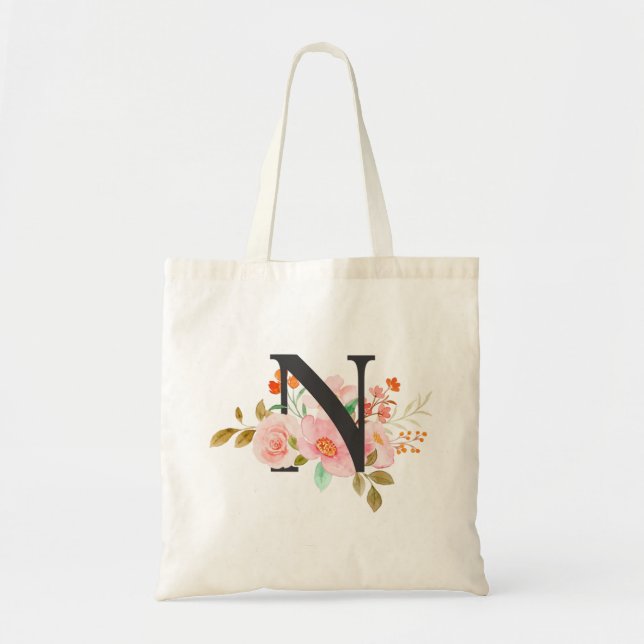 Letter N Tote Bag (Front)