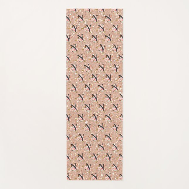 Letter N Yoga Mat (Front)