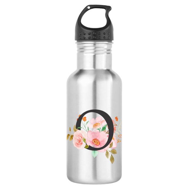 Letter O 532 Ml Water Bottle (Front)