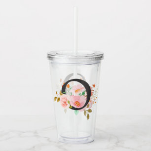 Letter O Acrylic Tumbler