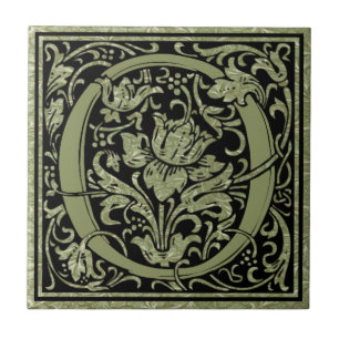 Letter O First Letter Monogram Tile