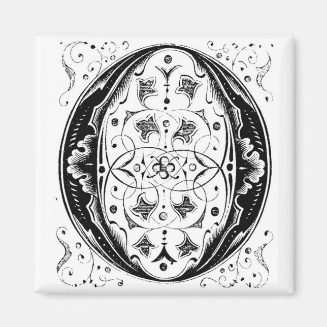 Letter 'O' - Magnet (Front)
