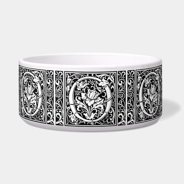 Letter O Mediaeval Monogram Art Nouveau (Front)