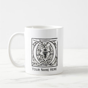 Letter O Monogram Mug