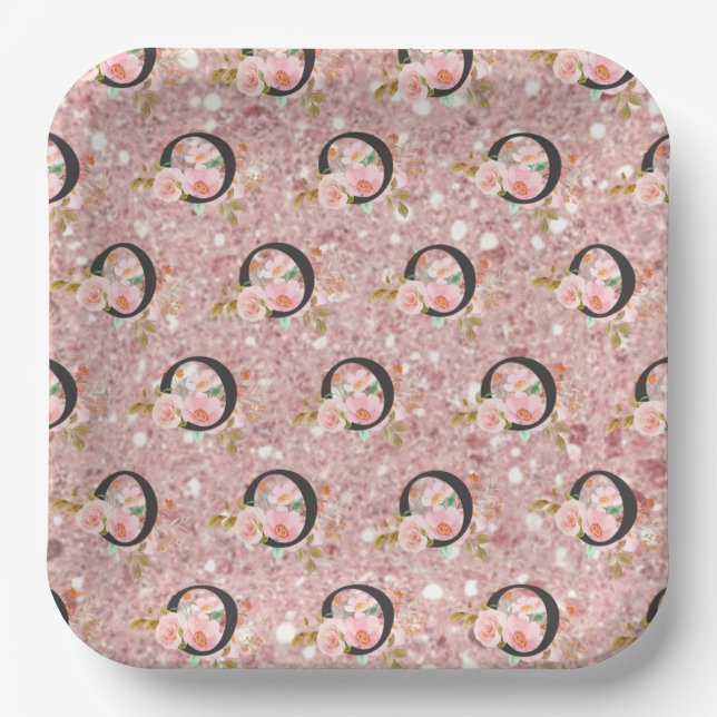 Letter O Paper Plate (Front)