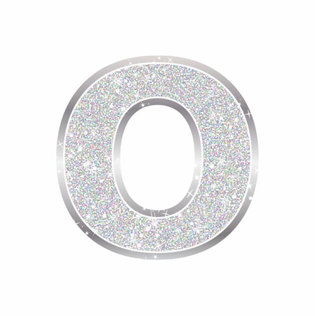 Letter O Photo Sculpture Decoration (Front)