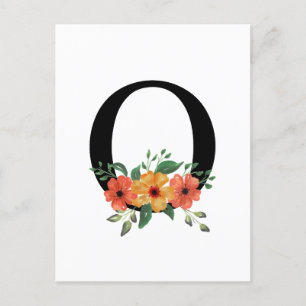 Letter O Postcard
