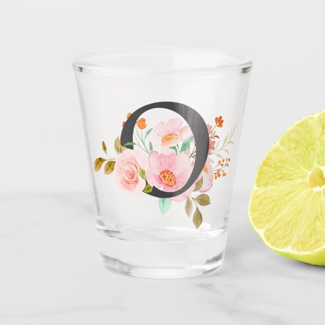Letter O Shot Glass (Front)