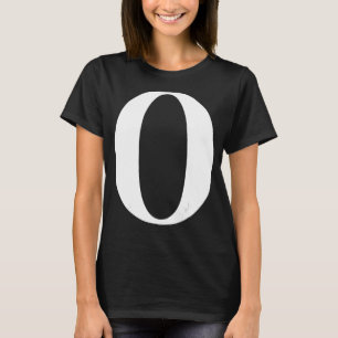 Letter O T-shirt - Alphabet Tees