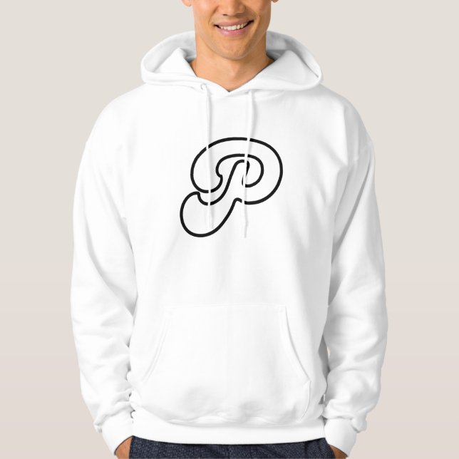 Letter P: Design for Identity Style Personal Hoodie (Front)