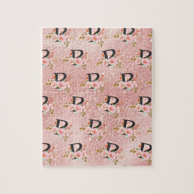Letter P Jigsaw Puzzle (Vertical)