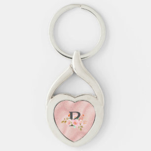 Letter P Key Ring