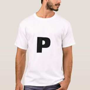 Letter P T-Shirt