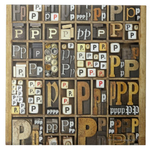 Letter P Tile