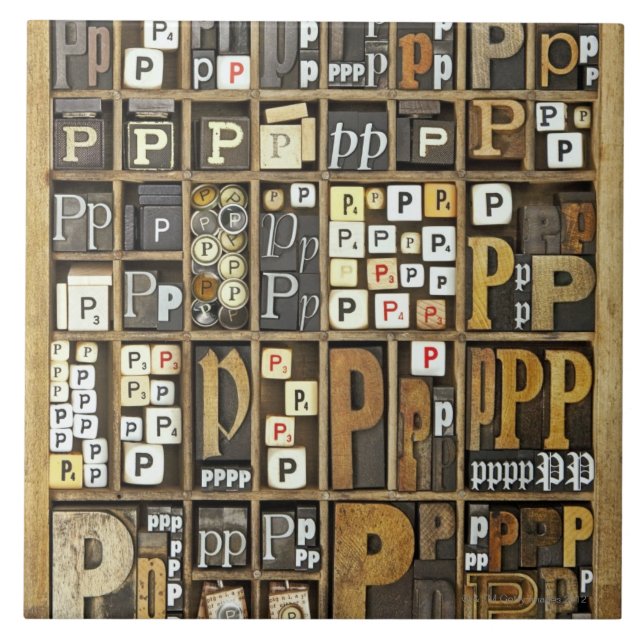 Letter P Tile (Front)