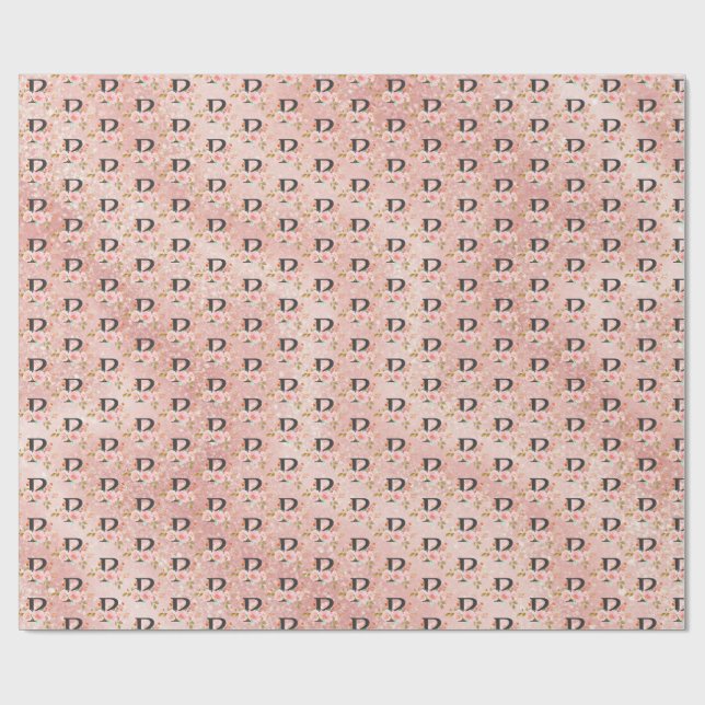 Letter P Wrapping Paper (Flat)