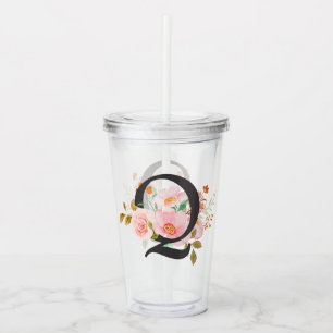 Letter Q Acrylic Tumbler