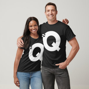 Letter Q Alphabet Initial Monogram T-Shirt