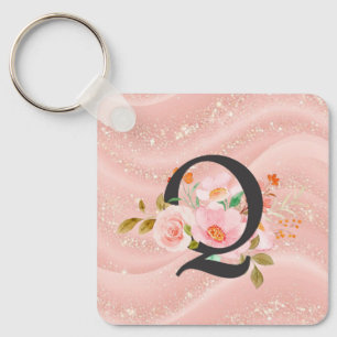 Letter Q Key Ring