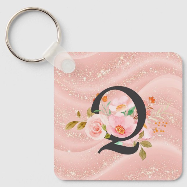 Letter Q Key Ring (Front)