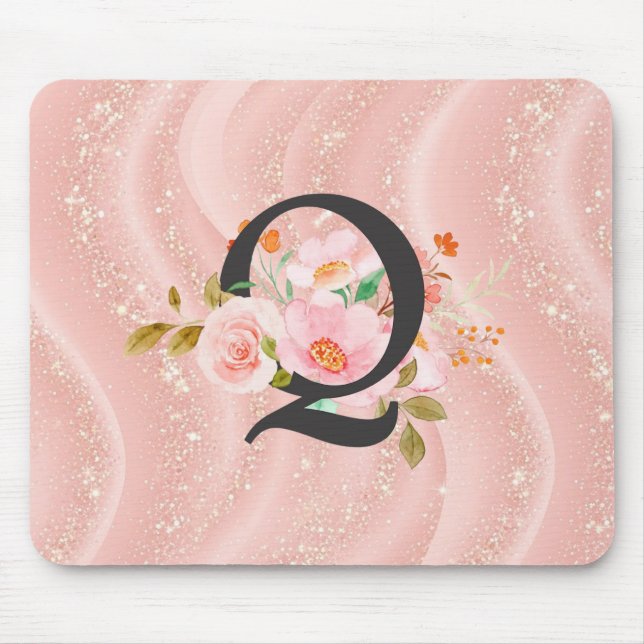Letter Q Mouse Mat (Front)
