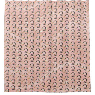 Letter Q Shower Curtain