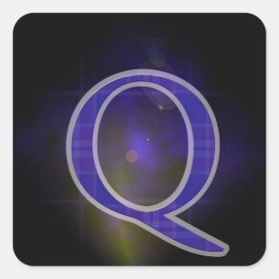 Letter Q Square Sticker