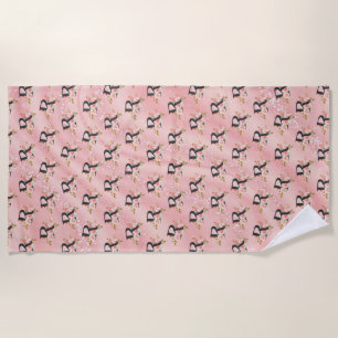 Letter R Beach Towel