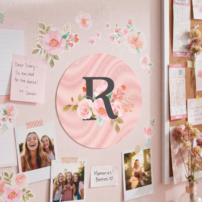 Letter R Classic Round Sticker (Creator Uploaded)