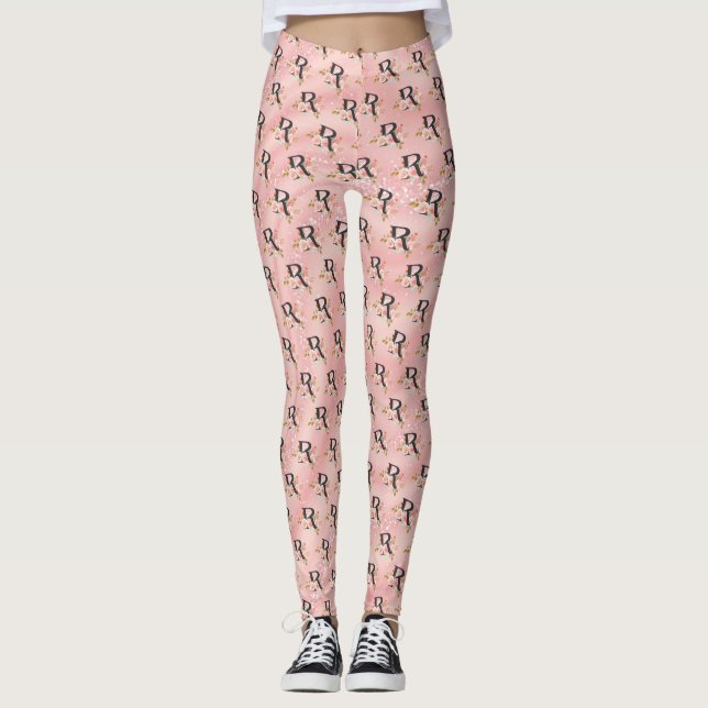 Letter R Leggings (Front)