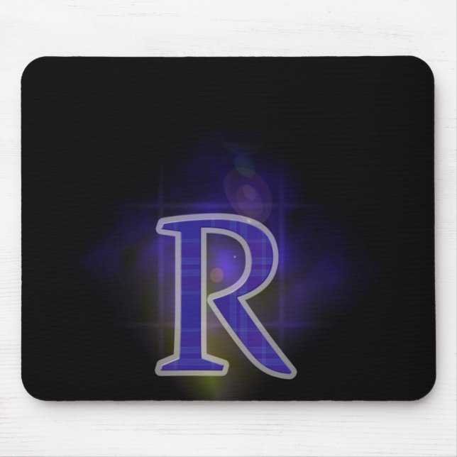 Letter R Mouse Mat (Front)