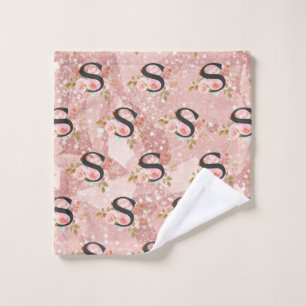 Letter S Bath Towel Set