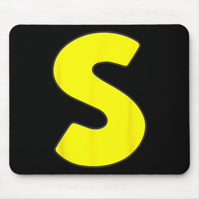 Letter S Funny Chipmunk Group Matching Halloween C Mouse Mat (Front)
