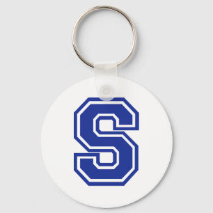 Letter S Key Ring