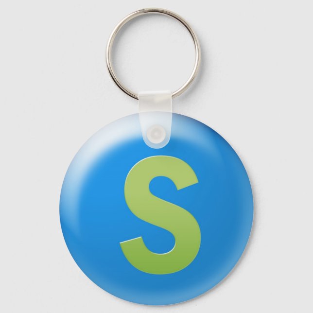 Letter S Key Ring (Front)