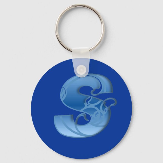 Letter S Key Ring (Front)