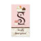Letter S Monogram Dessert Bakery Business Cards