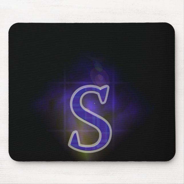 Letter S Mouse Mat (Front)