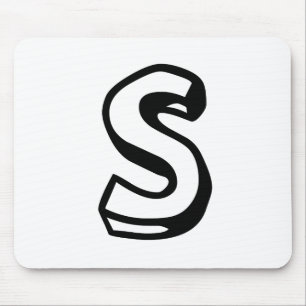 Letter S Mouse Mat