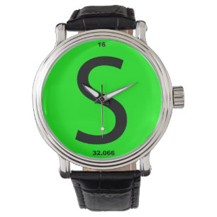 Letter S periodic table Watch
